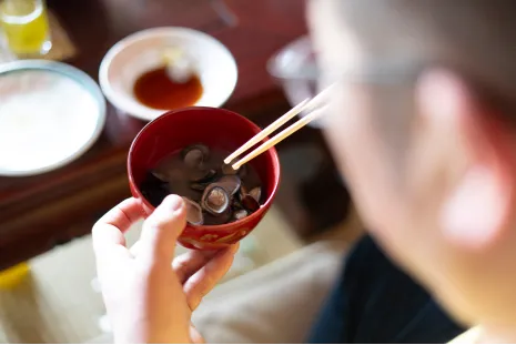 しじみ汁の写真