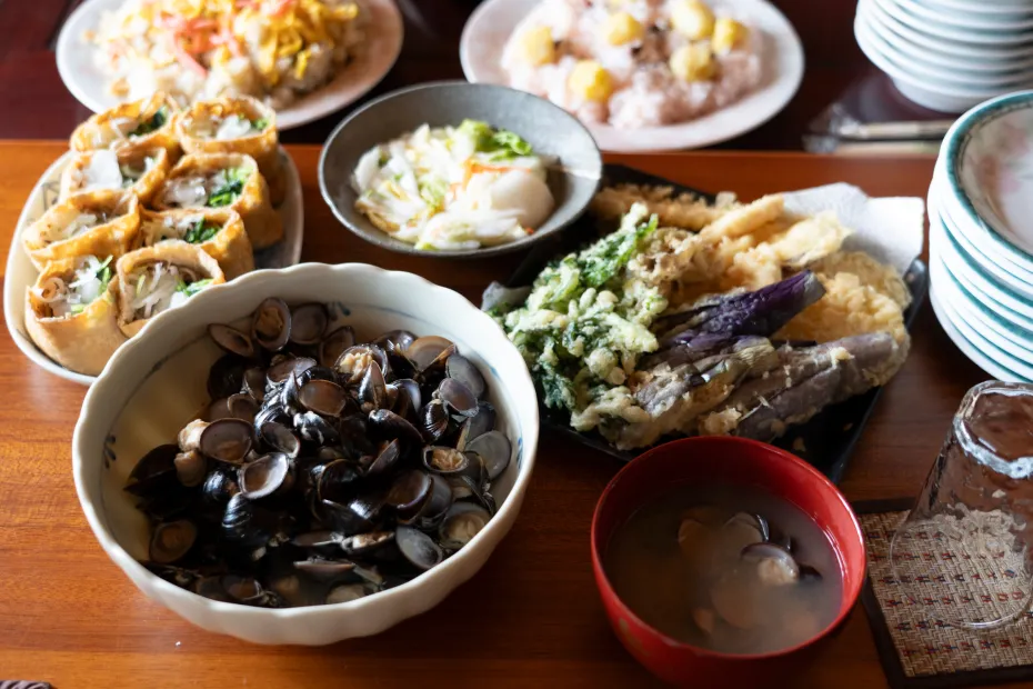 しじみ料理の写真